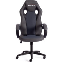Кресло TetChair RACER GT new кожзам/ткань, металлик/серый, 36/12 13251