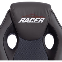 Кресло TetChair RACER GT new кожзам/ткань, металлик/серый, 36/12 13251