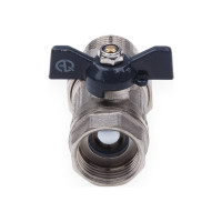 Шаровой кран AQUALINK со сгоном вн-нар 1/2 U B бабочка 01167