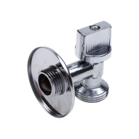 Шаровой кран AQUALINK угловой, для сантехнических приборов 1/2 нар-3/4 нар 1331