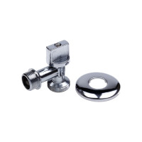 Шаровой кран AQUALINK угловой, для сантехнических приборов 1/2 нар-3/4 нар 1331