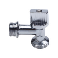 Шаровой кран AQUALINK угловой, для сантехнических приборов 1/2 нар-3/4 нар 1331