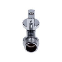 Шаровой кран AQUALINK угловой, для сантехнических приборов 1/2 нар-3/4 нар 1331