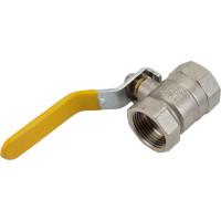 Шаровой кран для газа AQUALINK 3/4 вн-вн ручка 7102