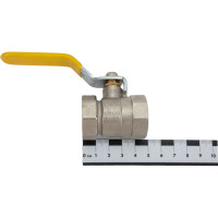 Шаровой кран для газа AQUALINK 3/4 вн-вн ручка 7102