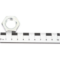 Гайка ZAMETAL низкая, шестигранная М20 DIN 439, оц., 100 шт ZA511805