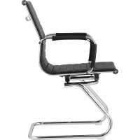 Кресло для посетителей Стул Груп TopChairs Visit, черное D-101L black