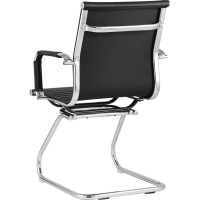 Кресло для посетителей Стул Груп TopChairs Visit, черное D-101L black
