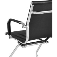 Кресло для посетителей Стул Груп TopChairs Visit, черное D-101L black