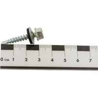 Кровельные саморезы ВИРТУОЗ 4,8х29 мм, цинк 25 шт 02655