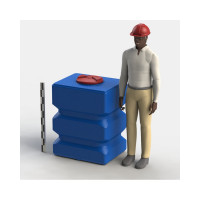 Емкость с крышкой Asplast П500Д EL-22P-CA-P500L-DB