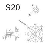 Двигатель бензиновый 4Т E700-S20 DDE 792-896