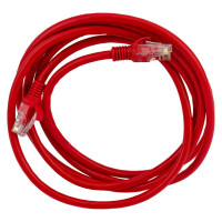 Патч-корд ExeGate UTP-RJ45-RJ45-C6-2M-RD, UTP, cat.6, 2м, красный 282028