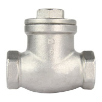 Клапан обратный SCV-316 1/2″ Ду15 DN.ru Ру16 муфтовый, поворотный, нержавеющая сталь D100-00493