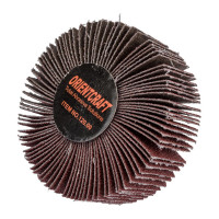 Головка-щётка лепестковая на шпильке (80x30x6 мм; Р100) Orientcraft OCFW80306100