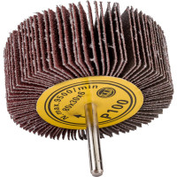 Головка-щётка лепестковая на шпильке (80x30x6 мм; Р100) Orientcraft OCFW80306100