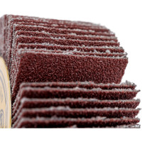 Головка-щётка лепестковая на шпильке (80x30x6 мм; Р100) Orientcraft OCFW80306100