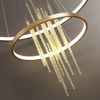 Подвесной светильник ODEON LIGHT, металл стекло LED 63W MONICA 3901/63L