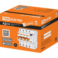 Дифференциальный автомат TDM ELECTRIC АД14 4Р 40А 30мА SQ0204-0139