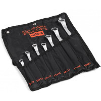 Набор двусторонних накидных ключей HORTZ 7 штук, 8-22 мм, сат.фин.HOR 116209