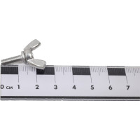 Винт-барашек КРЕП-КОМП американский тип, нержавейка, DIN 316, А2, 4х12 100 шт. вб412