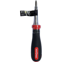 Отвертка со сменными насадками NIKONA, 6 в 1, с эргономической рукояткой 27-601