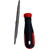 Отвертка со сменными насадками NIKONA, 6 в 1, с эргономической рукояткой 27-601