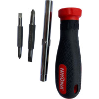 Отвертка со сменными насадками NIKONA, 6 в 1, с эргономической рукояткой 27-601