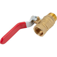 Шаровой кран ProfECO 1/2 ВР-НР, муфтовый, ручка, Ду15, Ру20 11Б27п1 PE-12FML