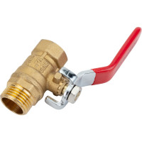 Шаровой кран ProfECO 1/2 ВР-НР, муфтовый, ручка, Ду15, Ру20 11Б27п1 PE-12FML