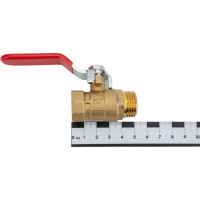 Шаровой кран ProfECO 1/2 ВР-НР, муфтовый, ручка, Ду15, Ру20 11Б27п1 PE-12FML