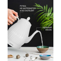 Чайник Centek 2 л, 2150 Вт, супербелая керамика, рельефный корпус CT-0064
