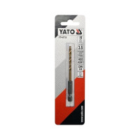 Сверло по металлу HSS-TiN 3.5 мм с хвостовиком HEX1/4 YATO YT-44756