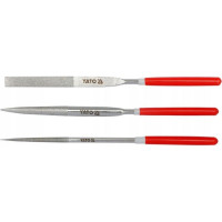 Надфили алмазные YATO в наборе 4x160x50мм 3пр YT-6150