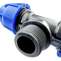 Переходной тройник BOUTTE ПНД 32 - НР 1" - 32 9273859