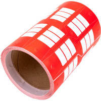 Бирка для ключей AutoGrand красная 500 шт в упаковке 010008AG