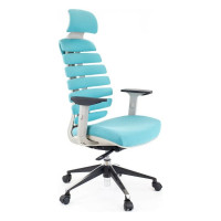 Кресло Everprof Ergo Grey ткань бирюзовый EP-Ergo Fabric Тurqoise