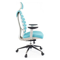 Кресло Everprof Ergo Grey ткань бирюзовый EP-Ergo Fabric Тurqoise