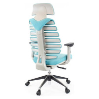 Кресло Everprof Ergo Grey ткань бирюзовый EP-Ergo Fabric Тurqoise