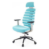 Кресло Everprof Ergo Grey ткань бирюзовый EP-Ergo Fabric Тurqoise
