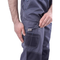 Летний полукомбинезон iForm ТУРБО SAFETY, серый/темно-серый Ком 668/112/170