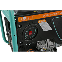 Бензогенератор Sturm 6500 ВА, AVR (Авто. Рег.Напр.), ручной старт, 73 кг, бак 25 л PG8765N