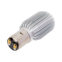 Светодиодная мотоциклетная лампа Nord-Yada 10-36 В, Н6, ВА20D, 2х7.5 Вт, COB 908461