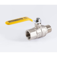 Шаровой кран для газа PROFACTOR PF GAS ручка рычаг, в/н 1/2 дюйма PF GBV 345