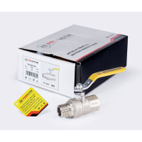 Шаровой кран для газа PROFACTOR PF GAS ручка рычаг, в/н 1/2 дюйма PF GBV 345