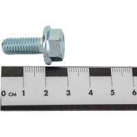 Болт с фланцем ЦКИ DIN 6921, М8х20, рифленый, 8.8, Ц, 100 шт. 68075