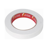 Двусторонняя клейкая лента Остров сокровищ 19 мм х 5 м, на вспененной основе, 1 мм, прочная 606420