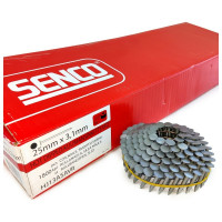 Кровельные гвозди Senco 3.1x25 HDG, гладкие, горячий цинк, 1800 шт. HJ13ASAVR