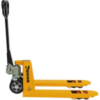 Гидравлическая тележка RHIHO Plus с короткими вилами и резиновыми колесами 80SRDP