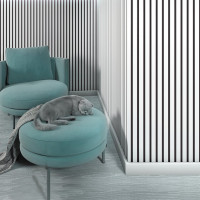 Молдинг гладкий Stenopol 41х10х2000 мм под покраску C7162